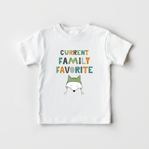 Current Family Favorite Toddler Shirt - Funny Fox Shirt