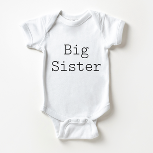 Big Sister Baby Onesie - Cute Big Sister Onesie