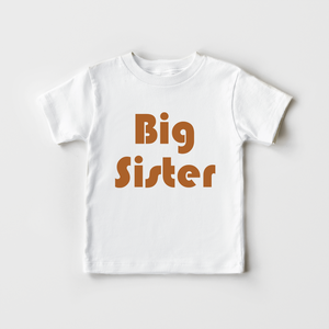 Big Sister Toddler Shirt - Cute Vintage Big Sister Shirt