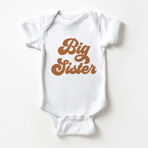 Big Sister Baby Onesie - Cute Retro Big Sister Onesie