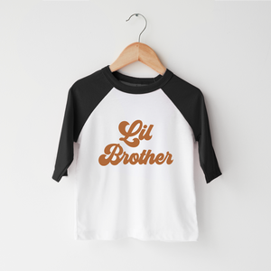 Lil Brother Toddler Shirt - Cute Retro Kids Shirt