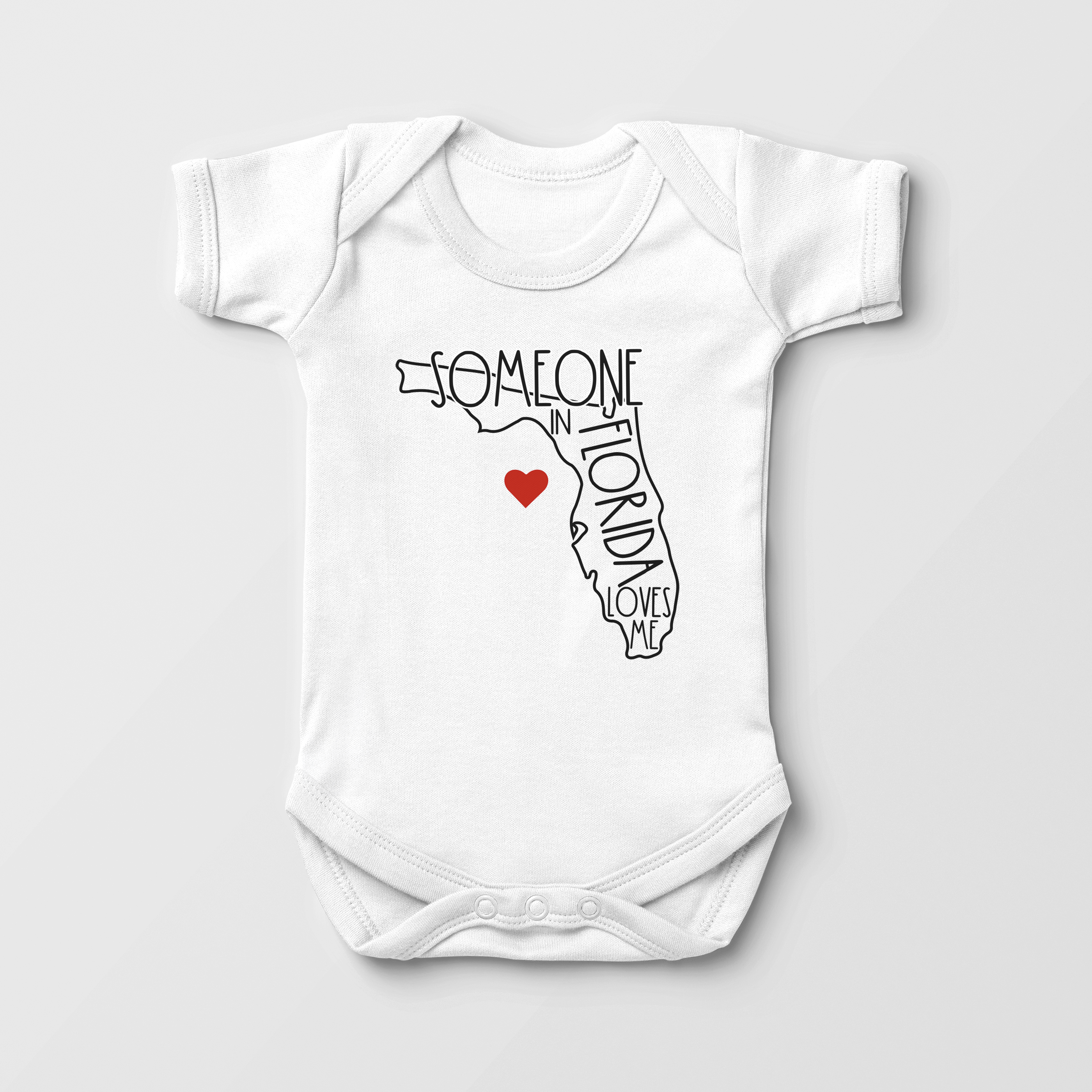 Florida Love Baby Onesie Florida Love Baby Onesie