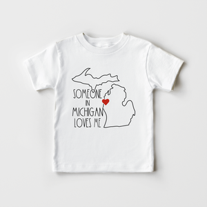 Someone In Michigan Loves Me - Kids Shirt