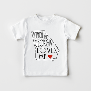 Someone In Georgia Loves Me - Kids Shirt