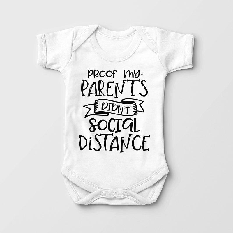 Social distancing baby 2024 onesie