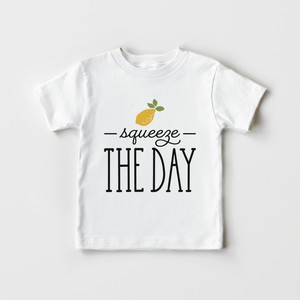 Squeeze The Day Kids Shirt - Cute Lemon Toddler Shirt