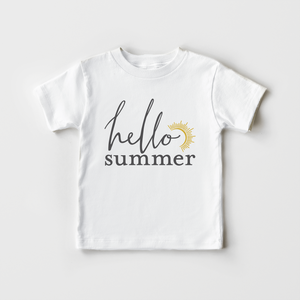 Hello Summer Kids Shirt - Cute Sunshine Toddler Shirt