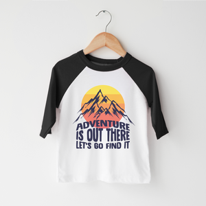 Adventure Is Out There Kids Shirt - Cute Hiking Toddler Shirt