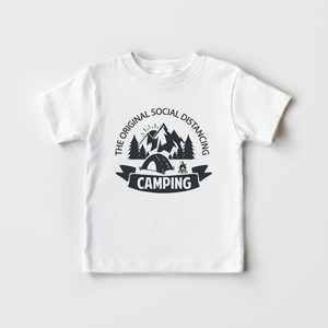 The Original Social Distancing Kids Shirt - Funny Camping Toddler Shirt