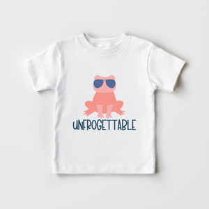 Un-Frog-Gettable Kids Shirt - Cute Frog Toddler Shirt