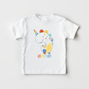Dinocorn Kids Shirt - Funny Dinosaur Toddler Shirt
