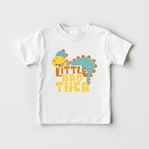 Little Brother Kids Shirt - Cute Dinosaur Toddler Shirt