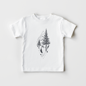 Modern Woods Kids Shirt - Hiking Toddler Shirt