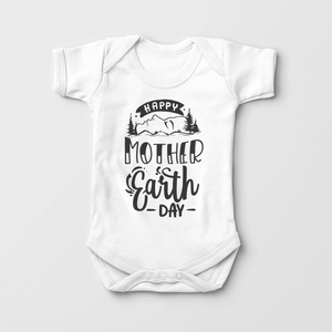 Happy Mother Earth Day Baby Onesie - Save The Planet Bodysuit
