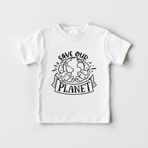 Save Our Planet Kids Shirt - Earth Day Toddler Shirt