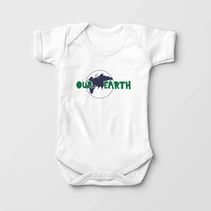 Our Earth Baby Onesie - Planet Earth Bodysuit