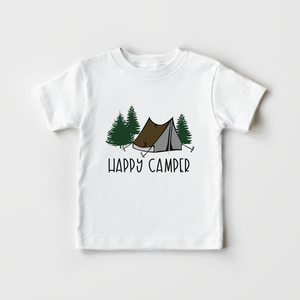 Happy Camper Kids Shirt - Cute Camping Toddler Shirt