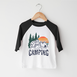 Let's Go Camping Kids Shirt - Cute Camping Toddler Shirt