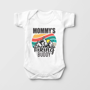 Mommy's Hiking Buddy Baby Onesie - Cute Adventure Bodysuit