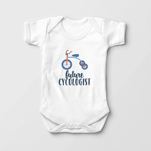 Future Cycologist Baby Onesie - Funny Biking Bodysuit