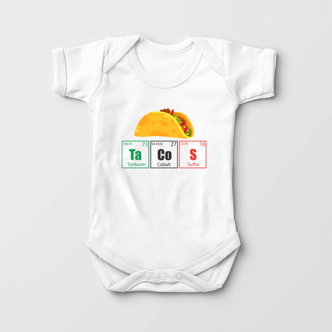 Fashion taco bell baby onesie