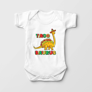 Tacosaurus Baby Onesie - Funny Taco Bodysuit