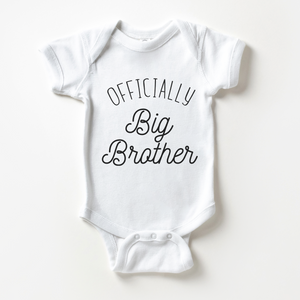Officially Big Brother Baby Onesie - Cute Pregnancy Announcement Bodysuit