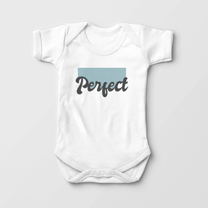 Perfect Baby Boy Onesie - Modern Baby Boy Bodysuit