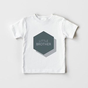 Little Brother Kids Shirt - Modern Little Brother Toddler Boy Shirt