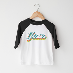 Retro Jesus Kids Shirt - Cute Religious Toddler Shirt