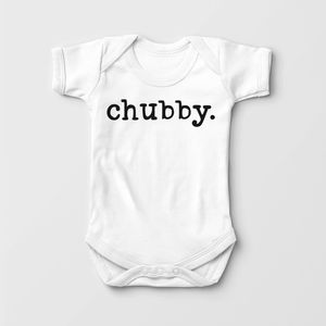 Chubby Baby Onesie - Cute Minimalist Baby Bodysuit