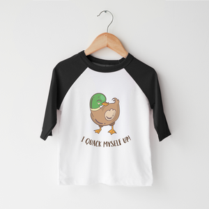 I Quack Myself Up Kids Shirt - Funny Duck Toddler Shirt