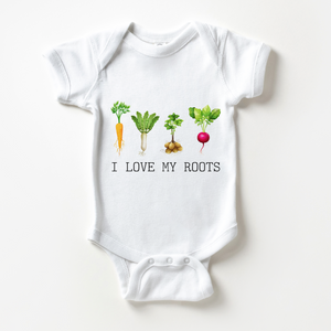 I Love My Roots Baby Onesie - Cute Ethnicity Pride Bodysuit