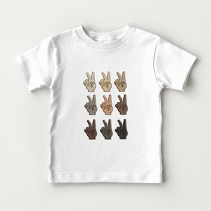 Peace Sign All Colors Baby Onesie - Equal Rights Bodysuit