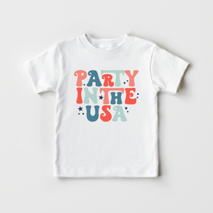 4th Of July Kids Shirt - Party In The USA Toddler Shirt