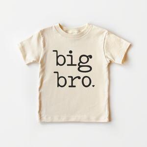 Big Bro Toddler Shirt - Minimal Sibling Kids Tee