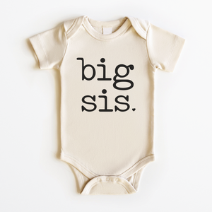 Big Sis Baby Onesie - Minimal Sibling Bodysuit