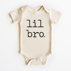 Lil Bro Baby Onesie - Minimal Sibling Bodysuit