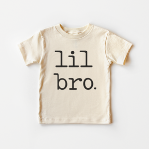 Lil Bro Toddler Shirt - Minimal Sibling Kids Tee