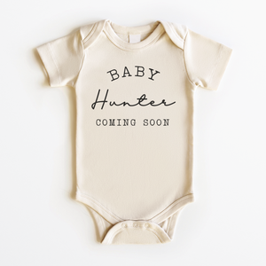 Personalized Announcement Baby Onesie - Coming Soon Bodysuit