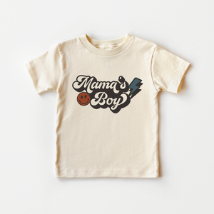 Mama's Boy Toddler Shirt - Cute Boys Kids Tee