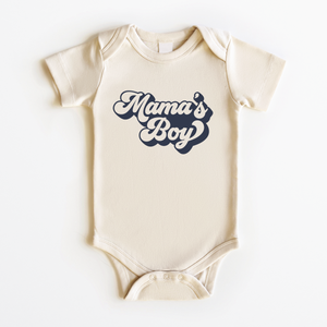 Mama's Boy Baby Onesie - Retro Boys Bodysuit