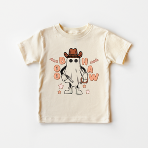 Cowboy Ghost Toddler Shirt - Halloween Natural Kids Tee