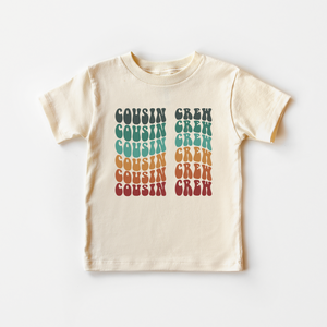 Cousin Crew Toddler Shirt - Retro Cousin Kids Tee