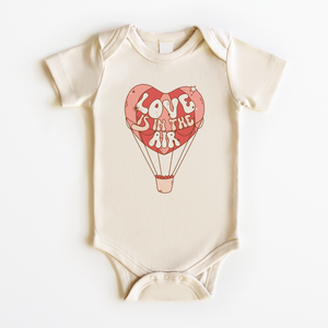Love Is in The Air Baby Onesie - Vintage Valentine's Day Bodysuit