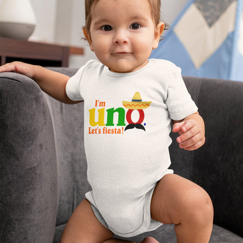 Uno shop birthday onesie